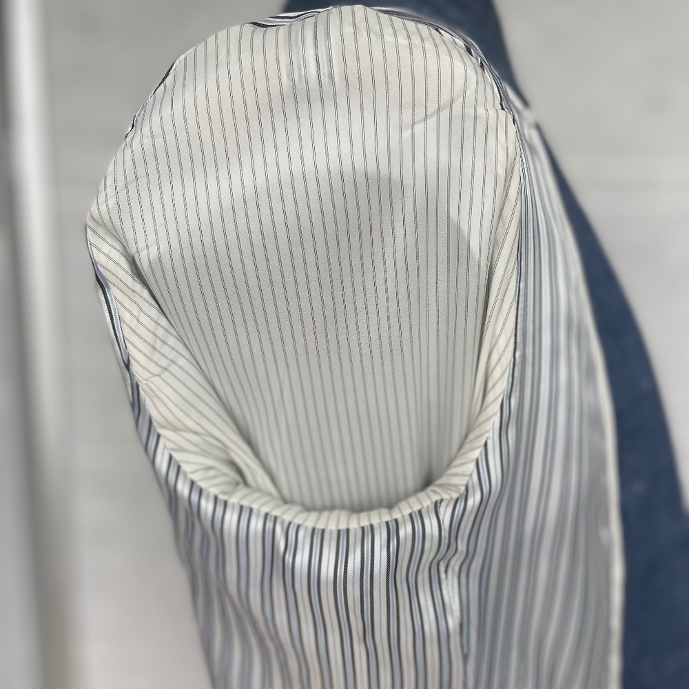 NWOT Veronica Beard Athens Blue Linen/Metallic Thread Dickey Jacket sz 10 - Picture 10 of 14
